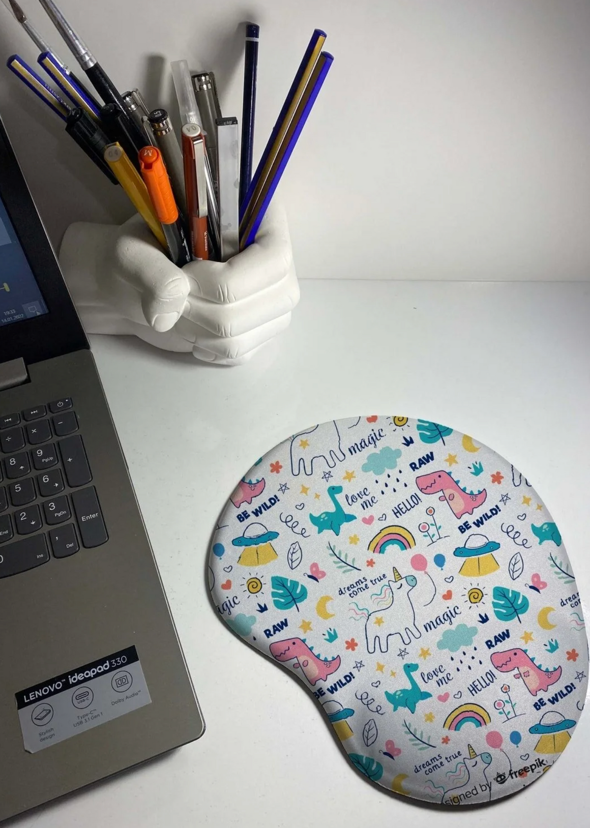 Dino Unicorn Bilek Destekli Mousepad