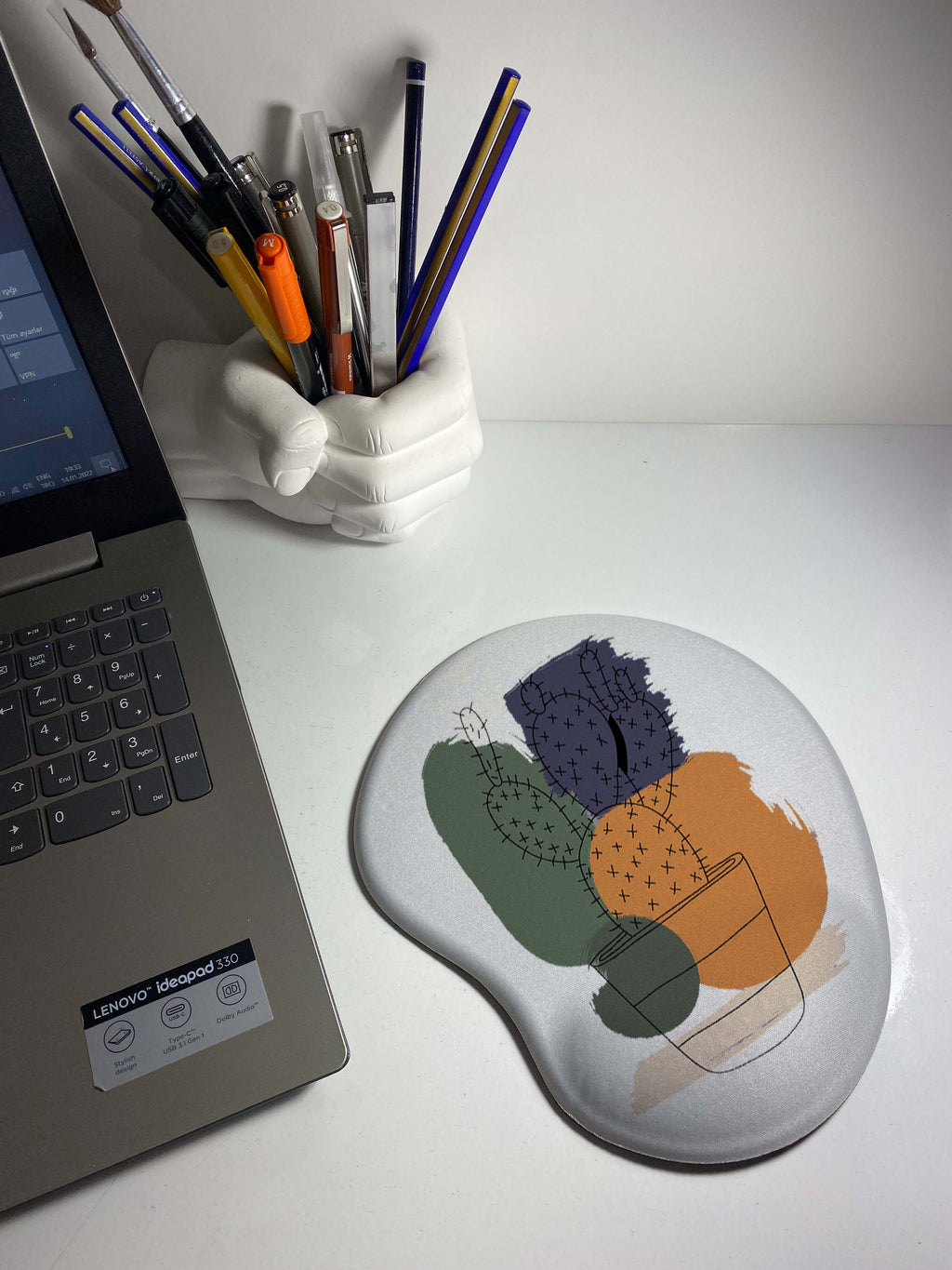 Kaktüs Desenli Mousepad